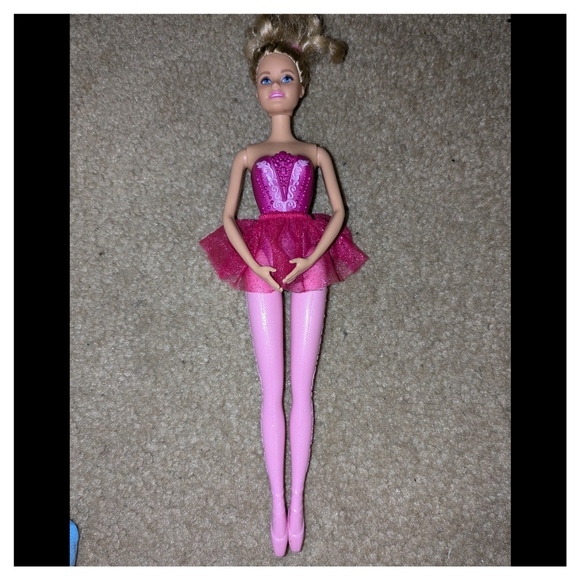 2015 Barbie doll Fairytale Ballerina Pink with Blonde Hair Ballet - Picture 1 of 6